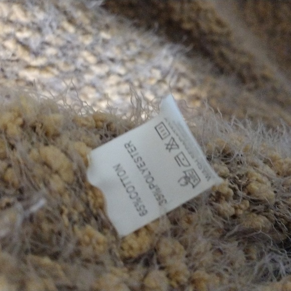 Elegant Tan Women's Open-Front Cardigan - Picture 4 of 4